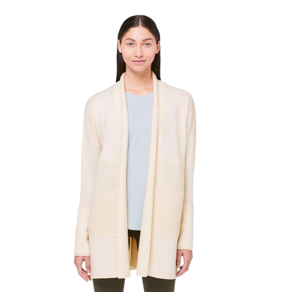 lululemon athletica Sweaters - Lululemon Sit In Lotus Wrap II Angel Wing